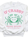 If crabby return to the beach