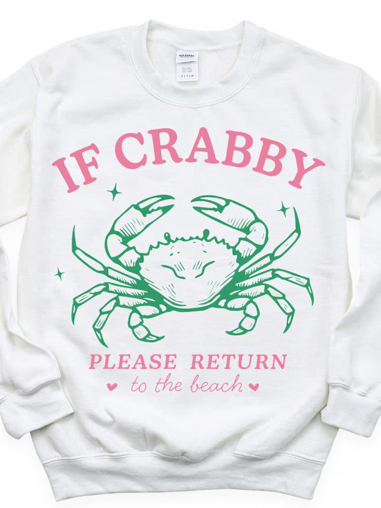 If crabby return to the beach